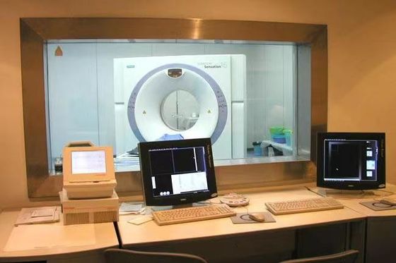 8mm X Ray Shielding Glass 1.7mmpb-6.71mmpb Lead Equivalent Transparent Design