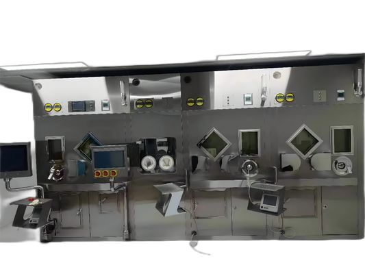 Hot Cell Nuclear Radiation Protection Galvanized Steel Panel Stainless Steel Color