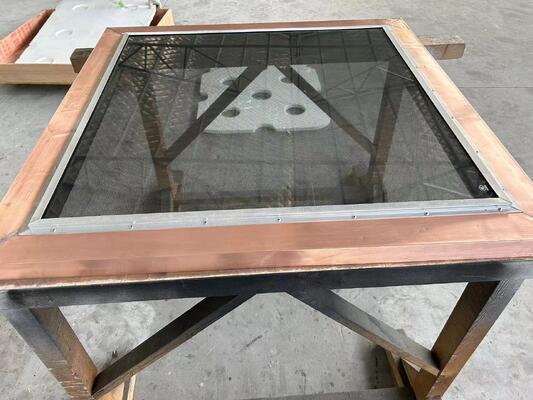 MRI RF Cage Window with ≥100dB Shielding Effectiveness, Custom Sizes