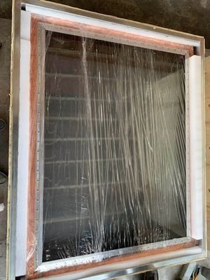 Custom Size RF Shielded Window with 100dB Shielding Effectiveness and Magnetic Screen for MRI Shielding