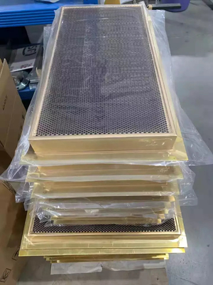 Rf Cage Shielding Honeycomb Waveguide فتحات التهوية الهوائية 300 × 300 مم