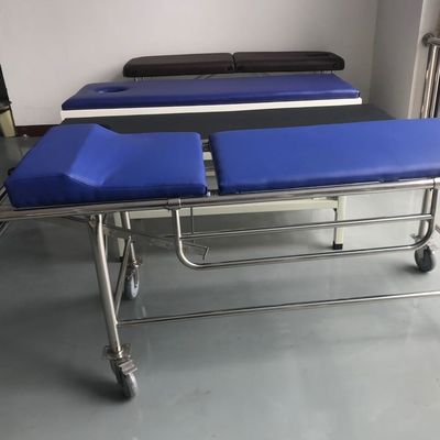 ثلاثة أحزمة أمنية قابلة للتعديل غير مغناطيسية مقعد المريض يحتوي على حمل المريض المستخدم