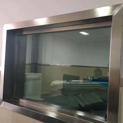 2.5kg/M2 Rectangular Lead Glass Radiation Shielding With >90% Transmittance