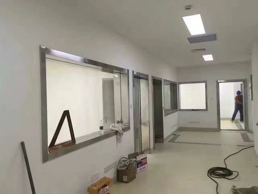 2زجاج رصاص رصاص مساوٍ للرصاص الرصاصي لـ.5 ملم Pb لمعدات الأشعة السينية الطبية