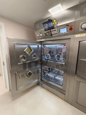 نظام تهوية بالضغط السلبي لخلية الإشعاع الساخنة بتصميم مخصص مكافئ للرصاص لاحتواء الإشعاع الآمن