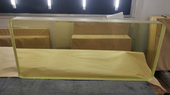Smooth Edge X Ray Lead Glass 800mm 1200mm Designed for in Radiation Protection Windows and Panels in Healthcare Settings