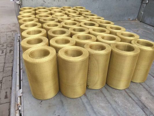 MRI Window Brass 0.21mm Copper Wire Mesh 300CM Ultra Fine Copper Mesh Screen