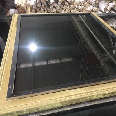 نافذة محمية بالاتصالات الراديوية العالمية مع فعالية الحماية 100dB لمدى التردد 10-130MHz في 1200 * 900mm Size