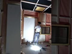 نافذة الحماية بالرنين المغناطيسي مع شبكة سلكية شفافة لغرفة الرنين المغناطيسي