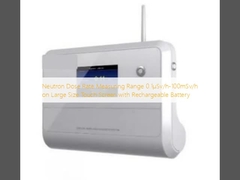 نطاق قياس معدل جرعة النيوترونات 0.1 ميكرو سيفرت/ساعة - 100 ملي سيفرت/ساعة على شاشة لمس كبيرة الحجم مع بطارية قابلة لإعادة الشحن
